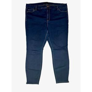 Tinsel Denim Couture Ankle Stretch Dark Wash Skinny Jeans Women’s Size 20W